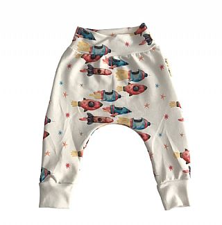 Φούτερ baggy pant Οργανικό με τύπωμα Rockets