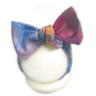 Ελαστική κορδέλα με φιόγκο tie dye